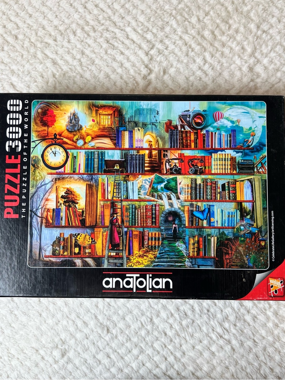 Anatolian “Mystery Writers” 3000-Piece Jigsaw Puzzle 33x47” Bookish Fantasy Fun